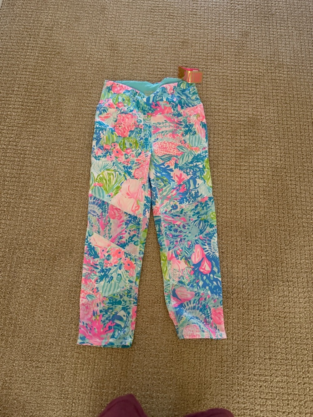 Lilly Pulitzer Floral Leggings Size Small